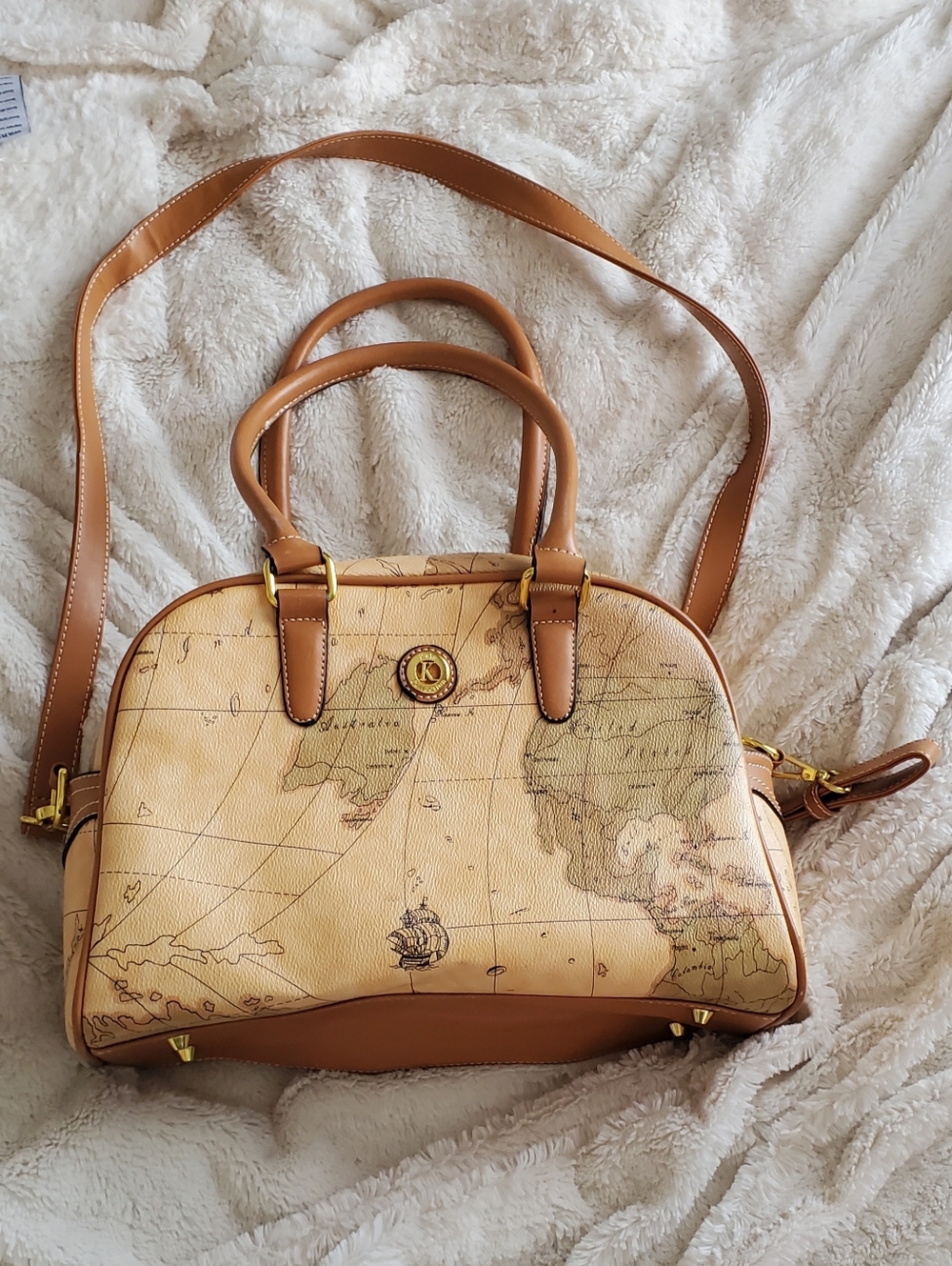 Kala Collection Medium Map Tote Bag